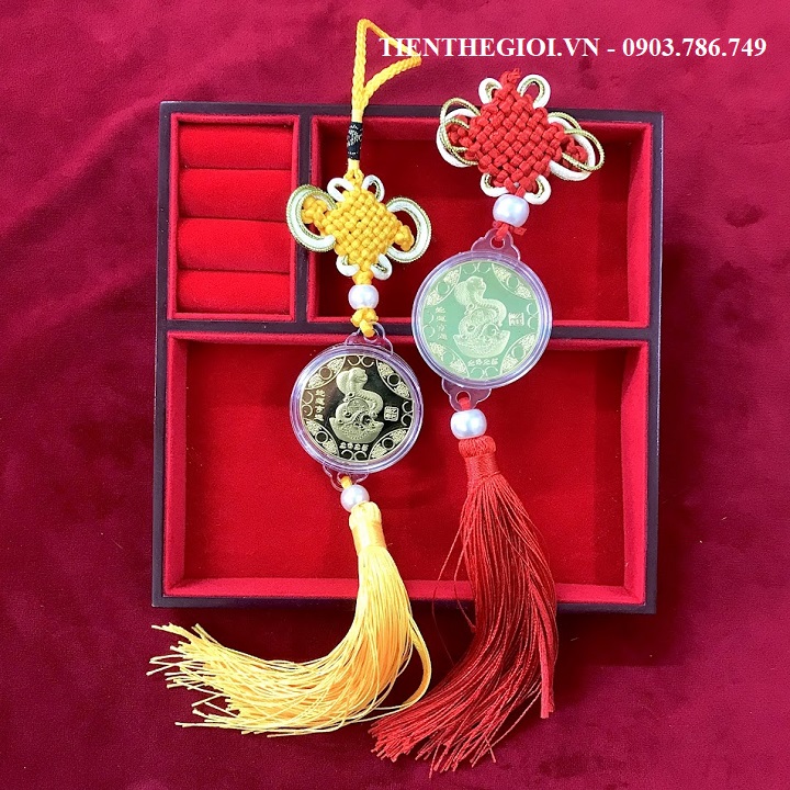 Dây Ô Tô Xu Con Rắn Hongkong Mạ Vàng